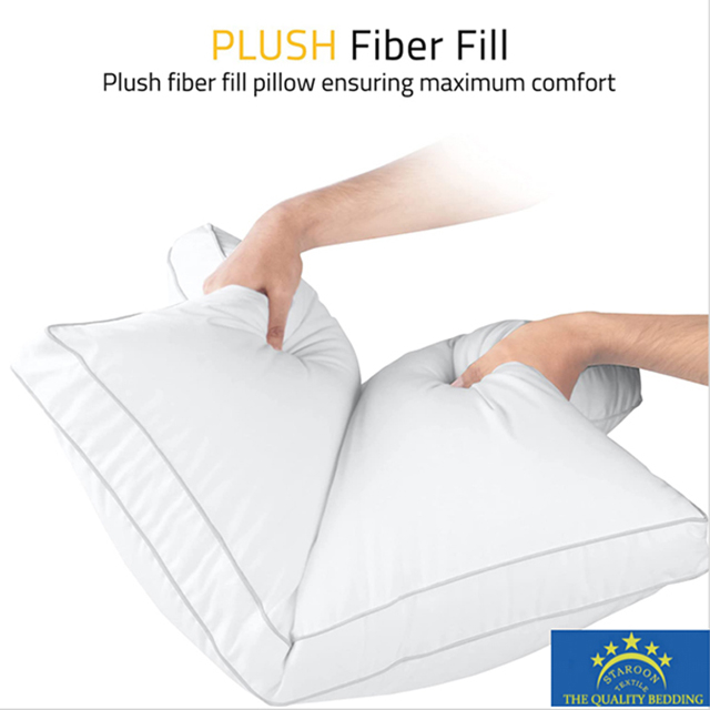 100% COTTON  LUXURY GUSSETED PILLOW