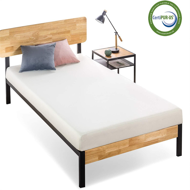GEL-INFUSED PRESSURE RELIEVING GREEN MEMORY FOAM MATTRESS