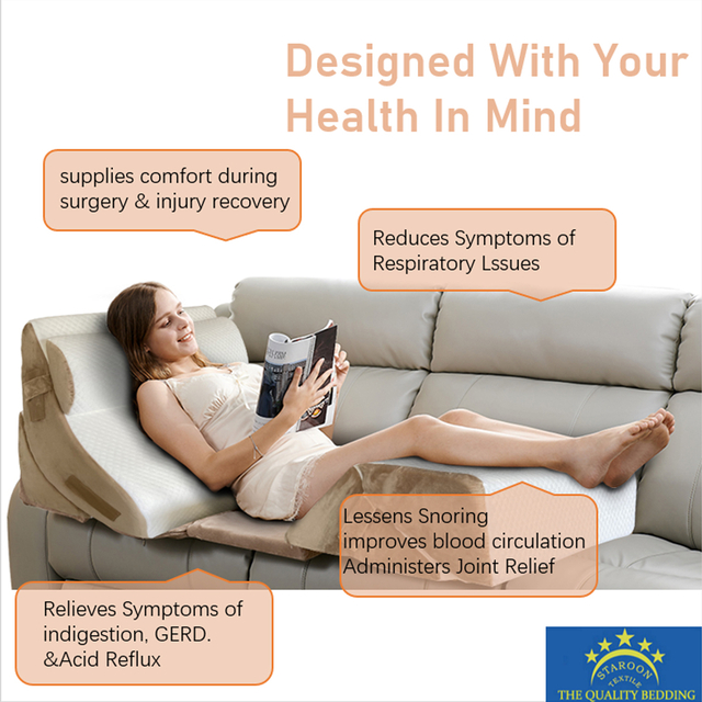 ORTHOPEDIC BED WEDGE PILLOW