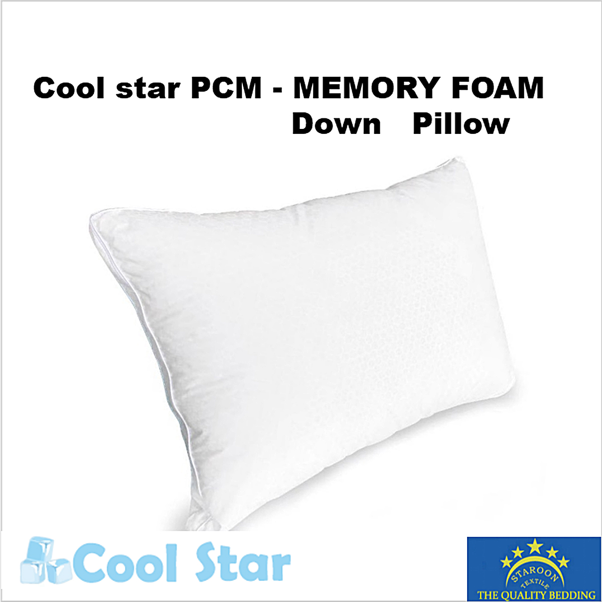 COOL STAR PCM - MEMORY FOAM & DOWN PILLOW