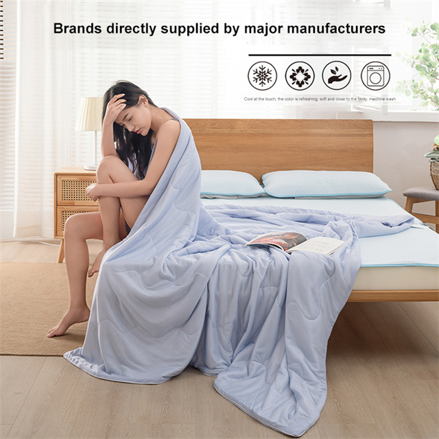 Japanese Cotton Yarn Blanket Thickening Towel Sheet Double Air Conditioning Duvet Breathable Summer Blanket Summer Quilt main image 1